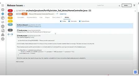 SAST release issues image