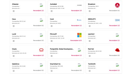 A screenshot of the OpenText Asset Management user interface.