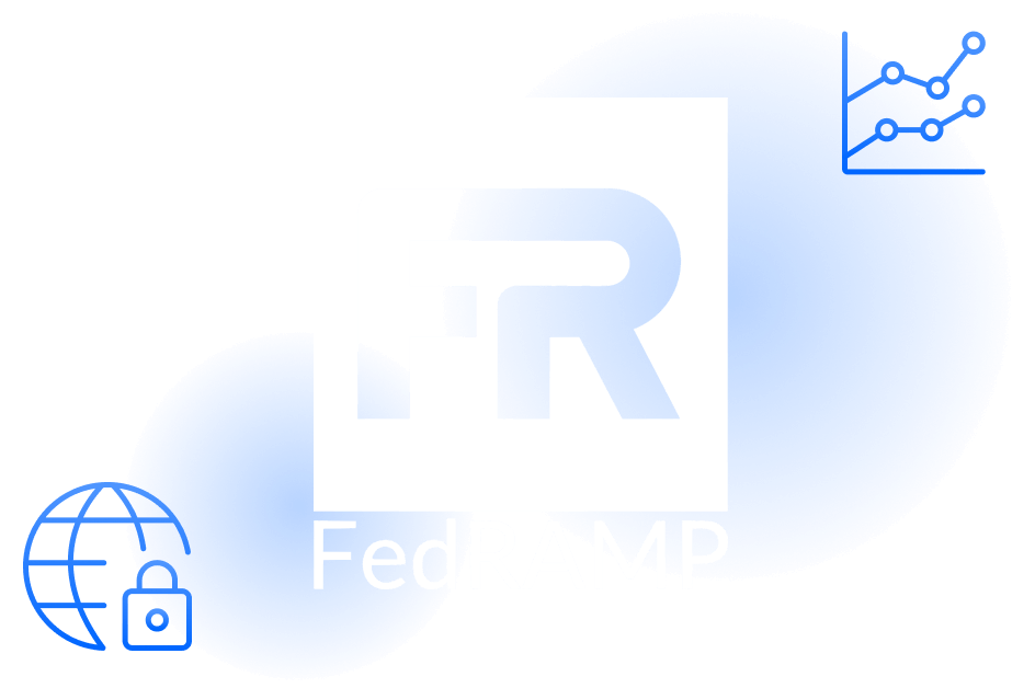 FedRAMP-certified solution logo indicating compliance for secure public sector applications